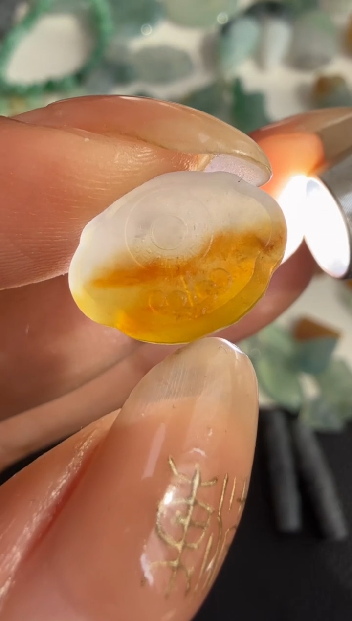 未镶嵌定制翡翠10.6*14*3.8*/800+80