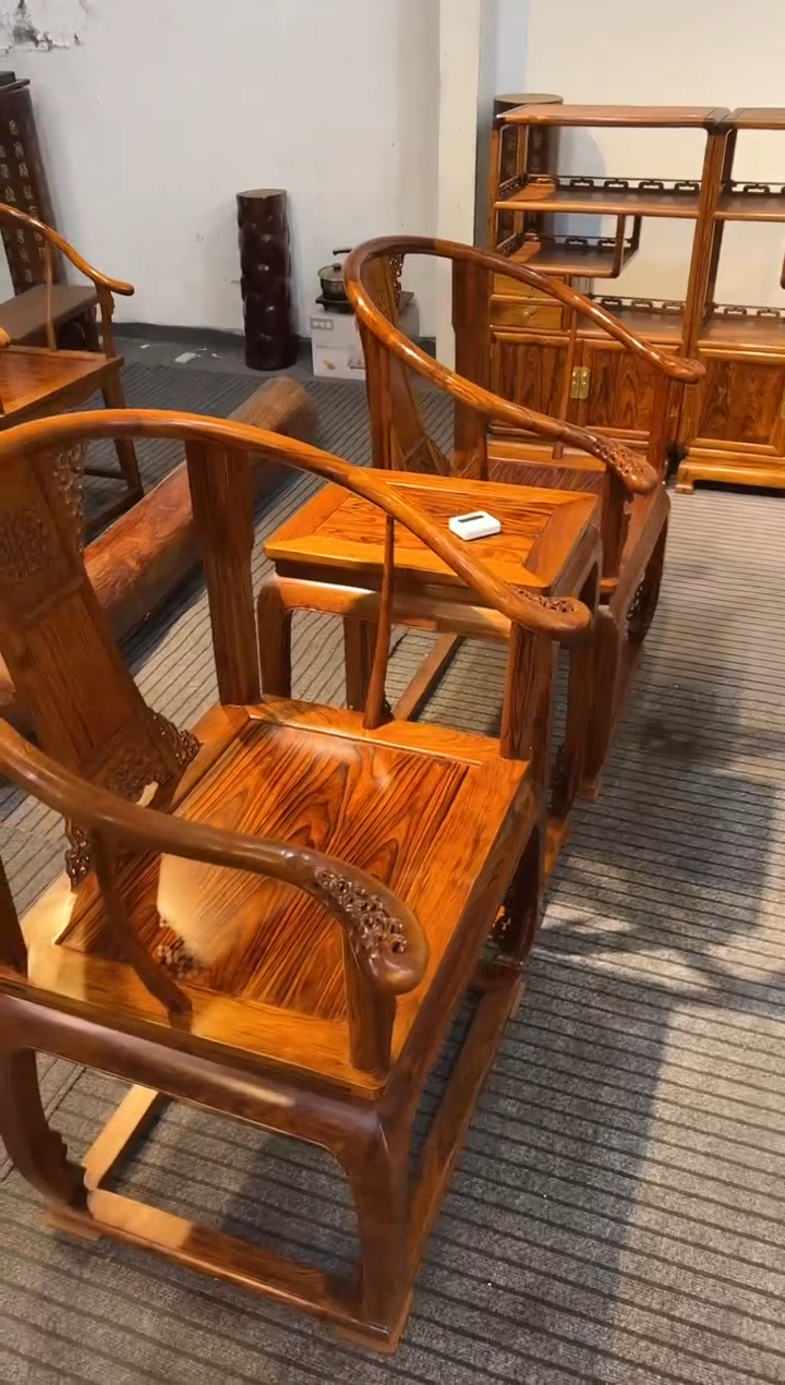 花梨木类木雕款椅子一对