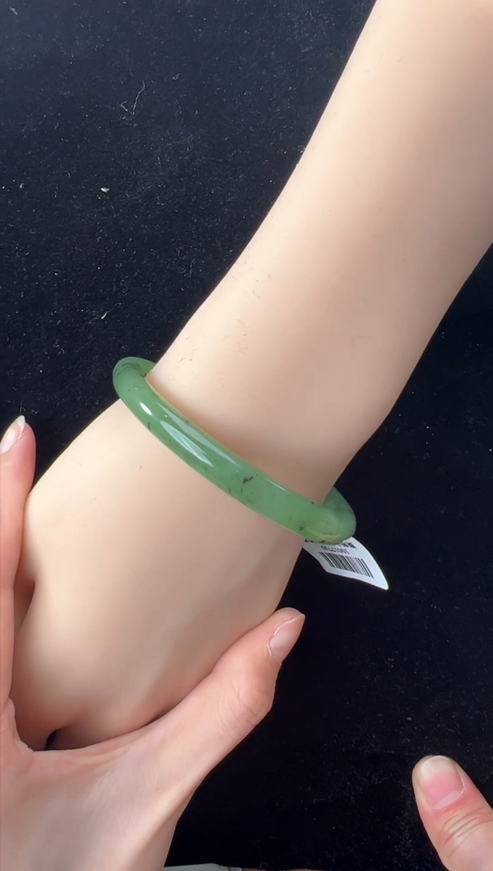 【闪购商品】和田玉手镯未镶嵌【大足石刻】天然和田玉玉镯 猕猴桃