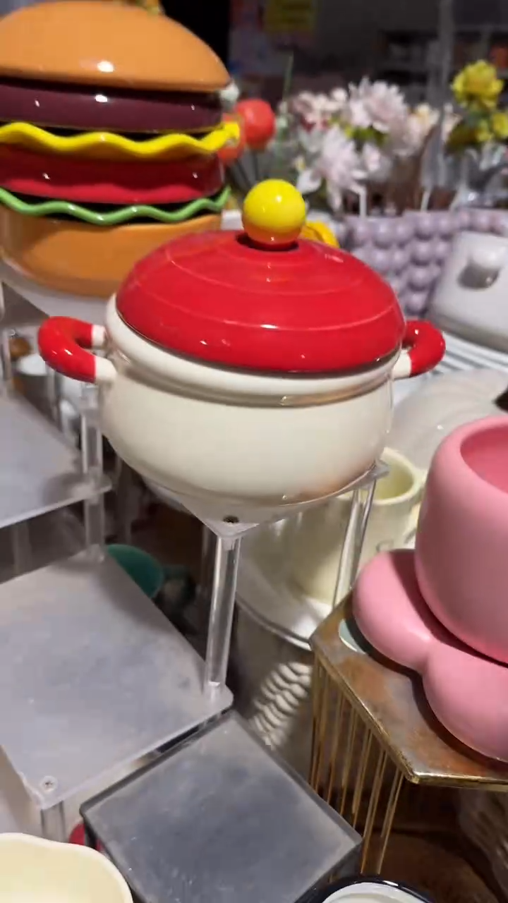 陶瓷带盖泡面碗 微瑕凑满20元包邮