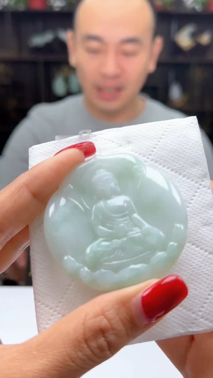 【闪购商品】翡翠颈饰未镶嵌天然翡翠A货吊坠