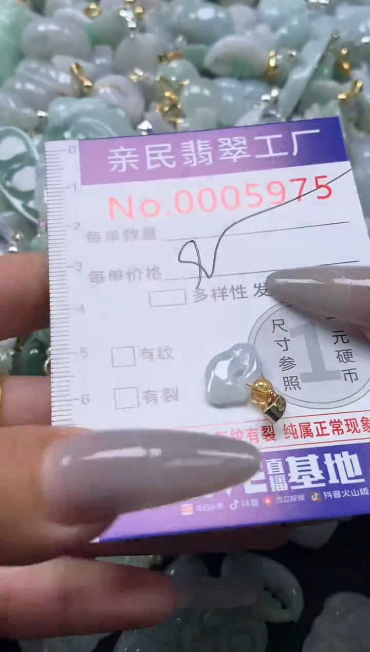 颈饰未镶嵌翡翠5975