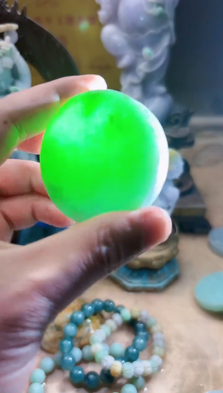 未镶嵌挂件翡翠A货张麦9579