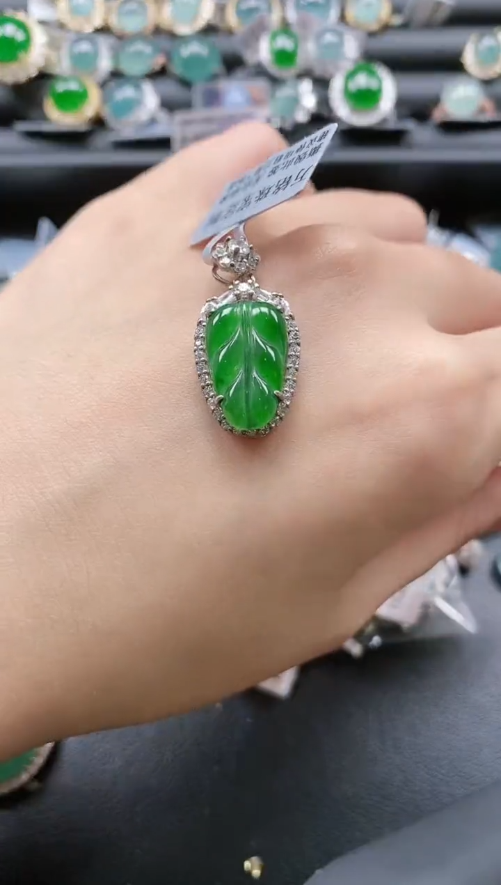 【闪购商品】翡翠戒指银S925镶嵌51511