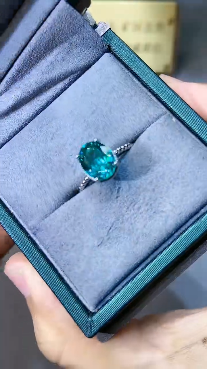 【闪购商品】托帕石戒指银S925镶嵌354