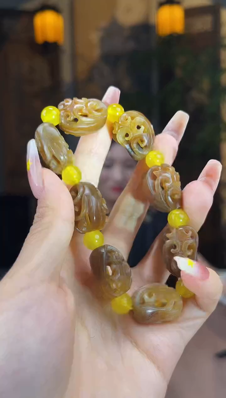 和田玉未镶嵌颈饰S317