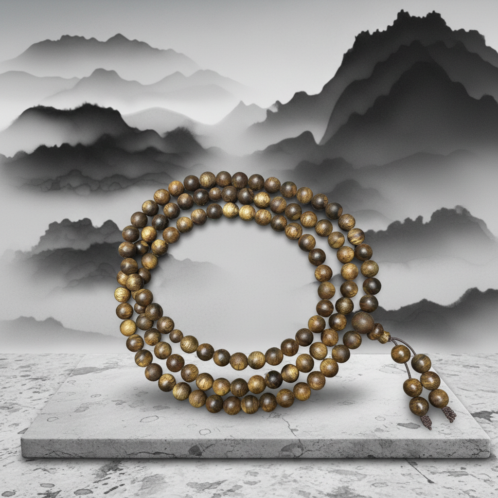 沉香6206【小天文玩】马尼涝多圈手链