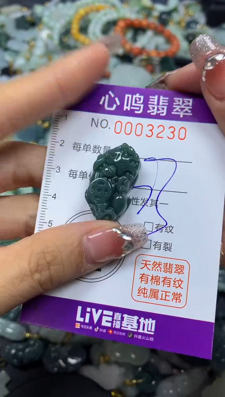 【闪购商品】翡翠颈饰未镶嵌闪购003230