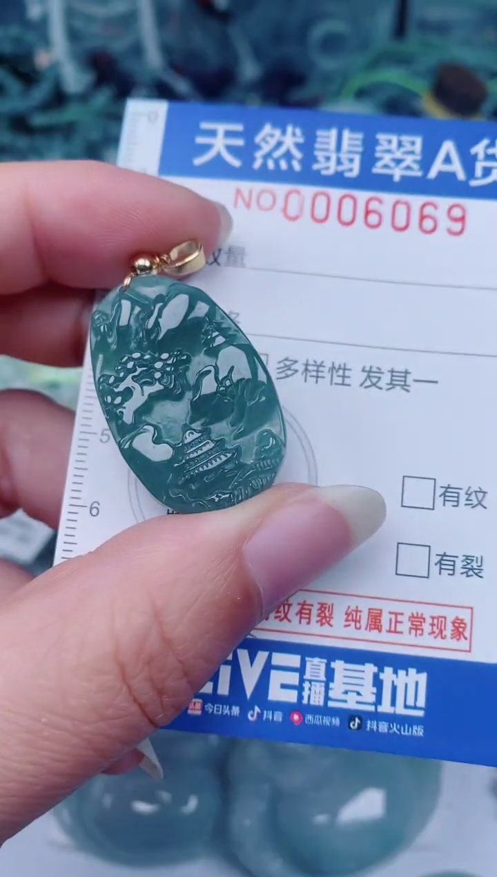 颈饰未镶嵌翡翠00006069