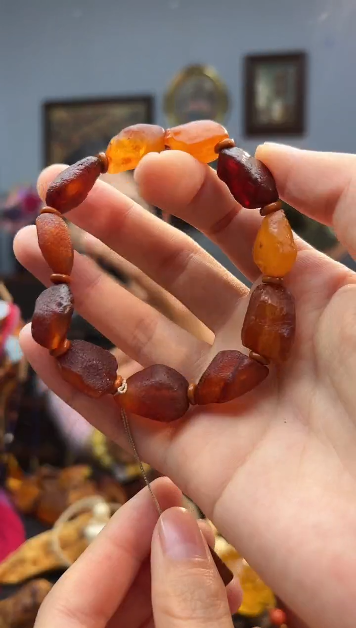 手串琥珀未镶嵌手串