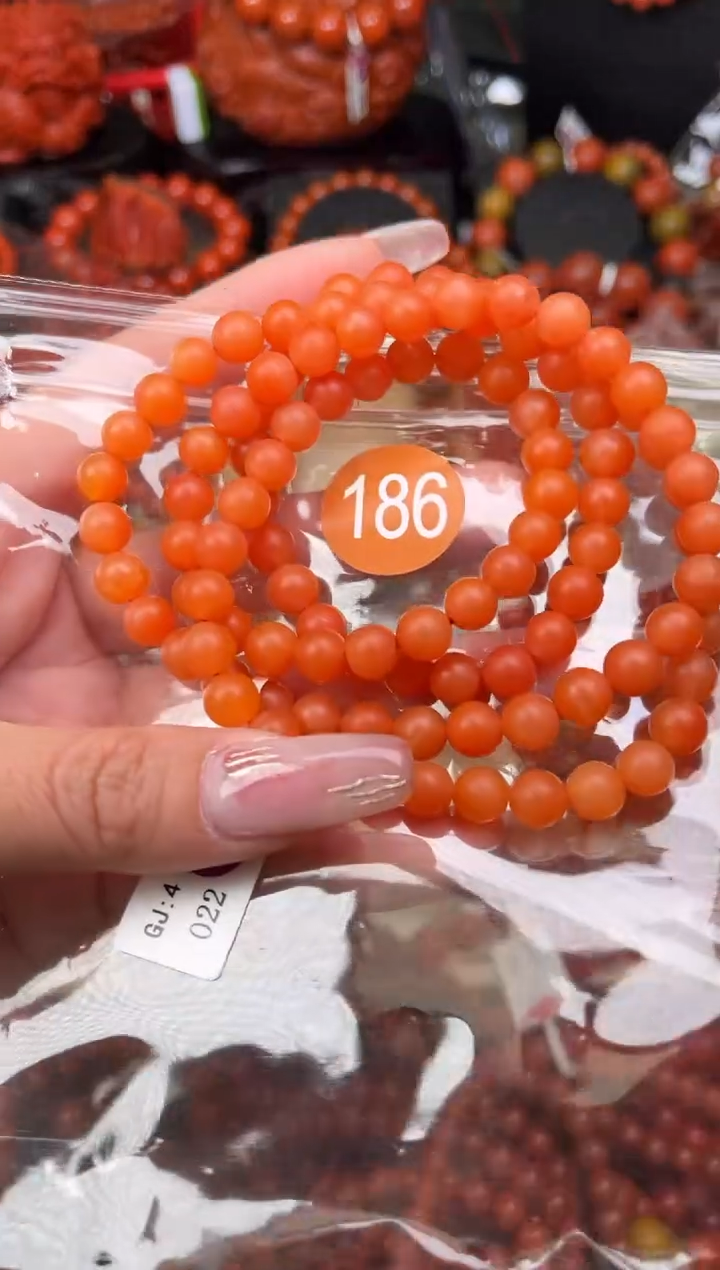 【闪购商品】南红玛瑙珠宝奇石未镶嵌186-7+