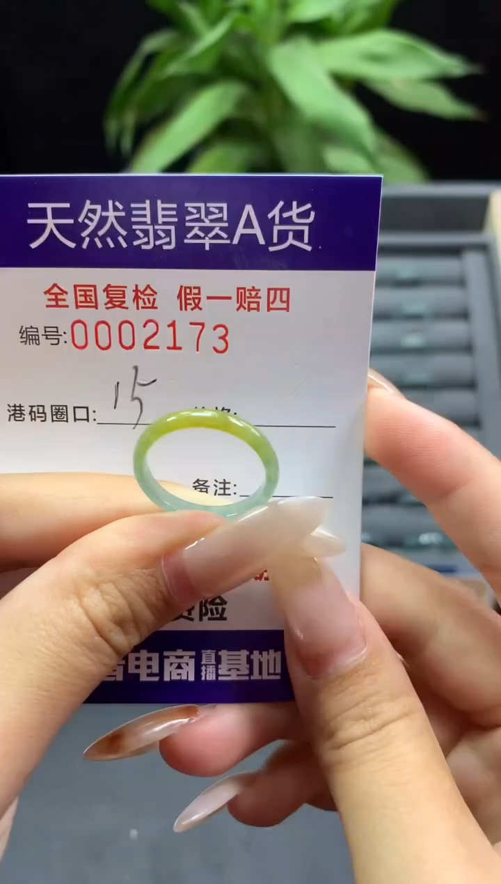 未镶嵌戒指翡翠天然  2173