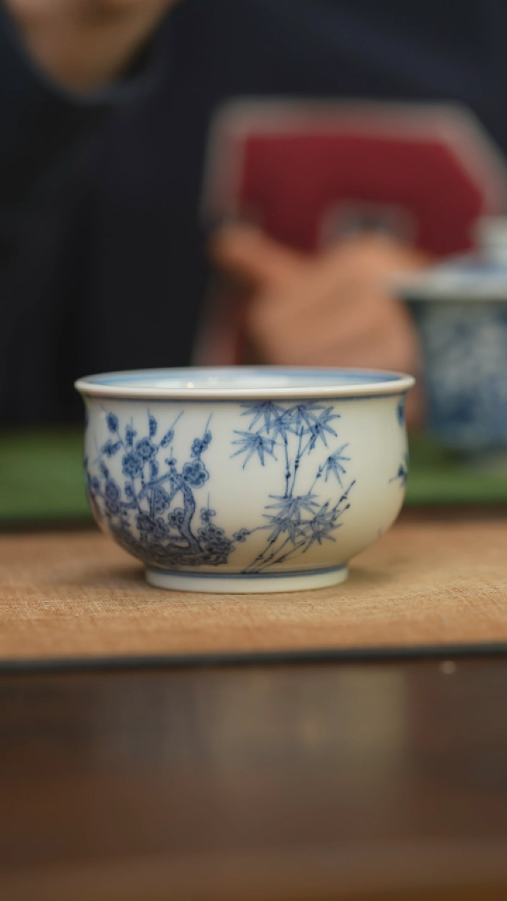 【闪购商品】杯柴窑青花破价福利