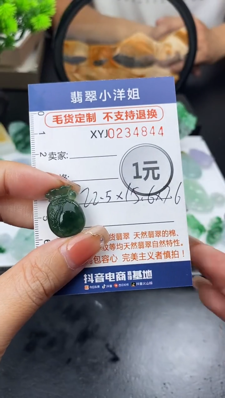 定制翡翠未镶嵌毛货商品不退换/ 4844