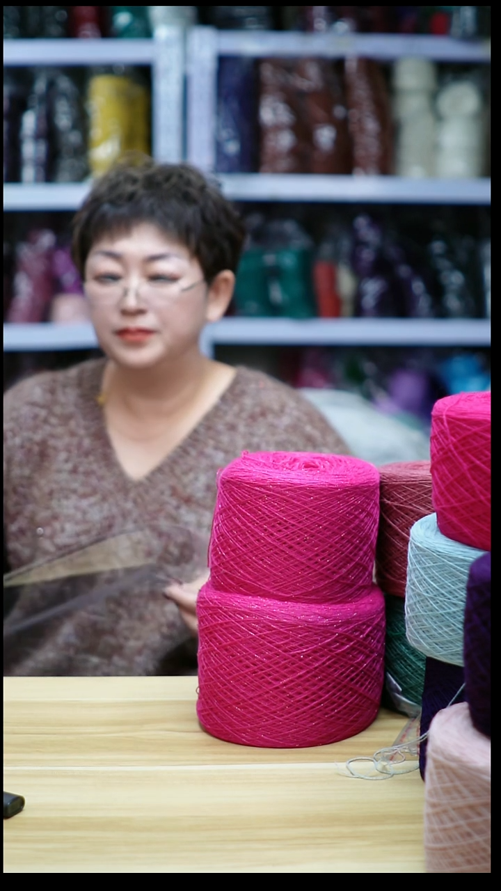 羊绒欢姐编织E302