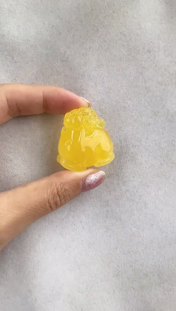 【闪购商品】琥珀裸石未镶嵌10126092-吊坠