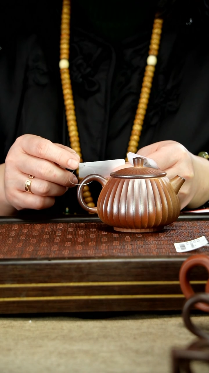 【闪购商品】紫砂茶壶柴烧 黄金段 潘宁
