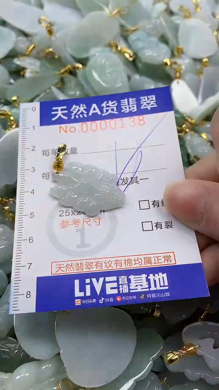 颈饰未镶嵌翡翠天然A货翡翠