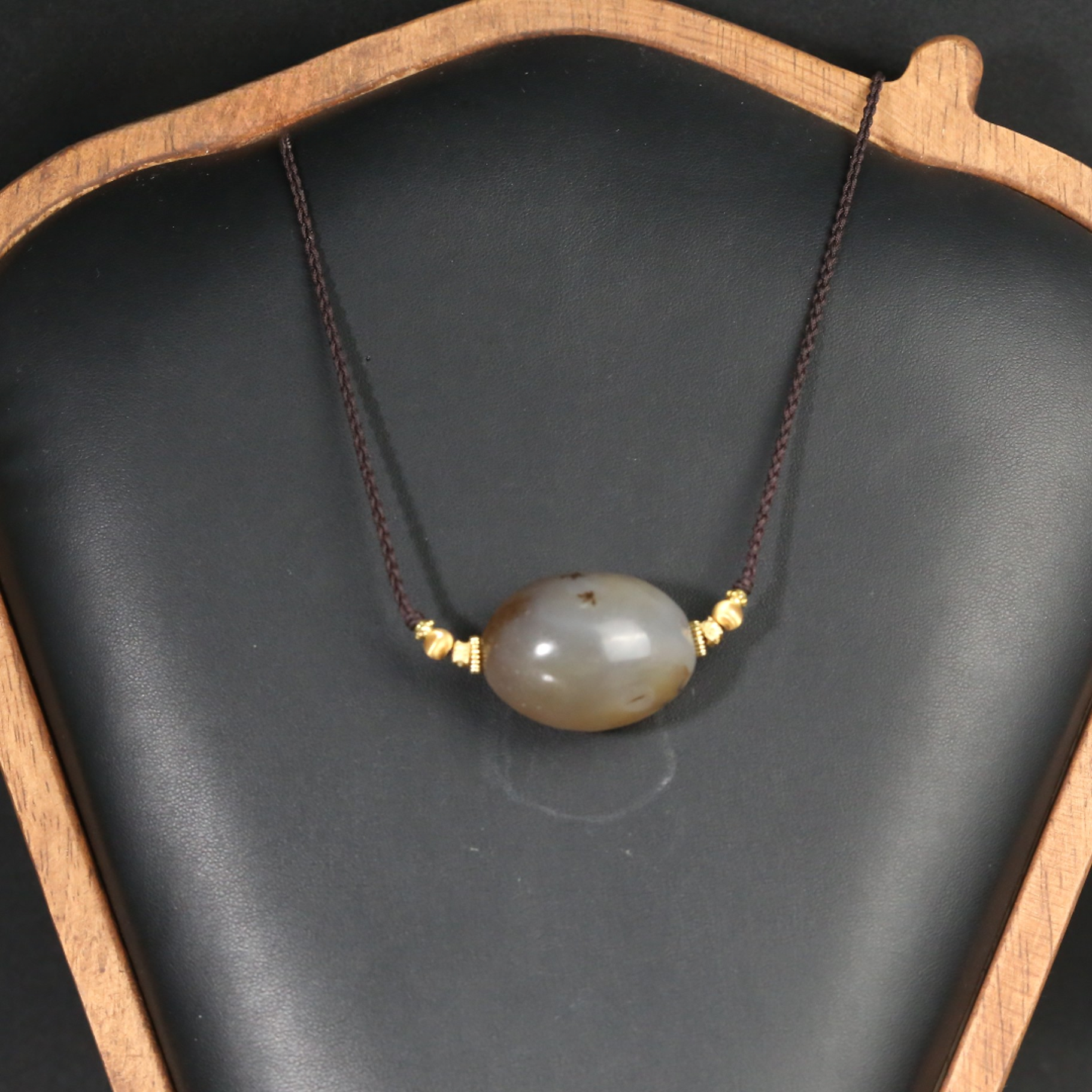 明代老玛瑙单珠锁古链【文物宝库】HAN2510105007