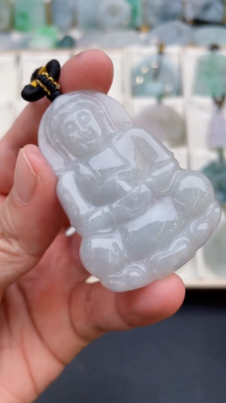 颈饰未镶嵌翡翠天然缅甸翡翠A货121