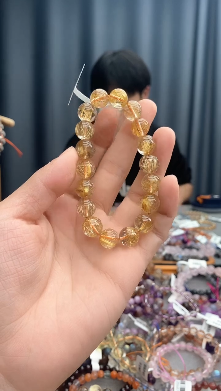 【闪购商品】水晶手链未镶嵌金发