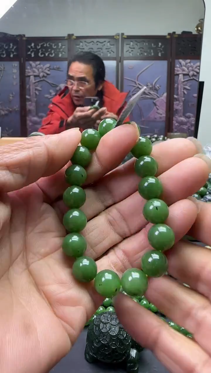 未镶嵌和田玉珠宝奇石手串