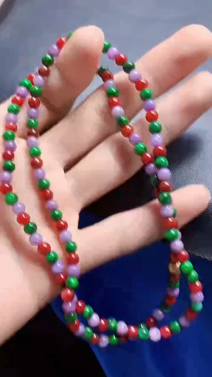 颈饰未镶嵌翡翠天然缅甸a货翡翠