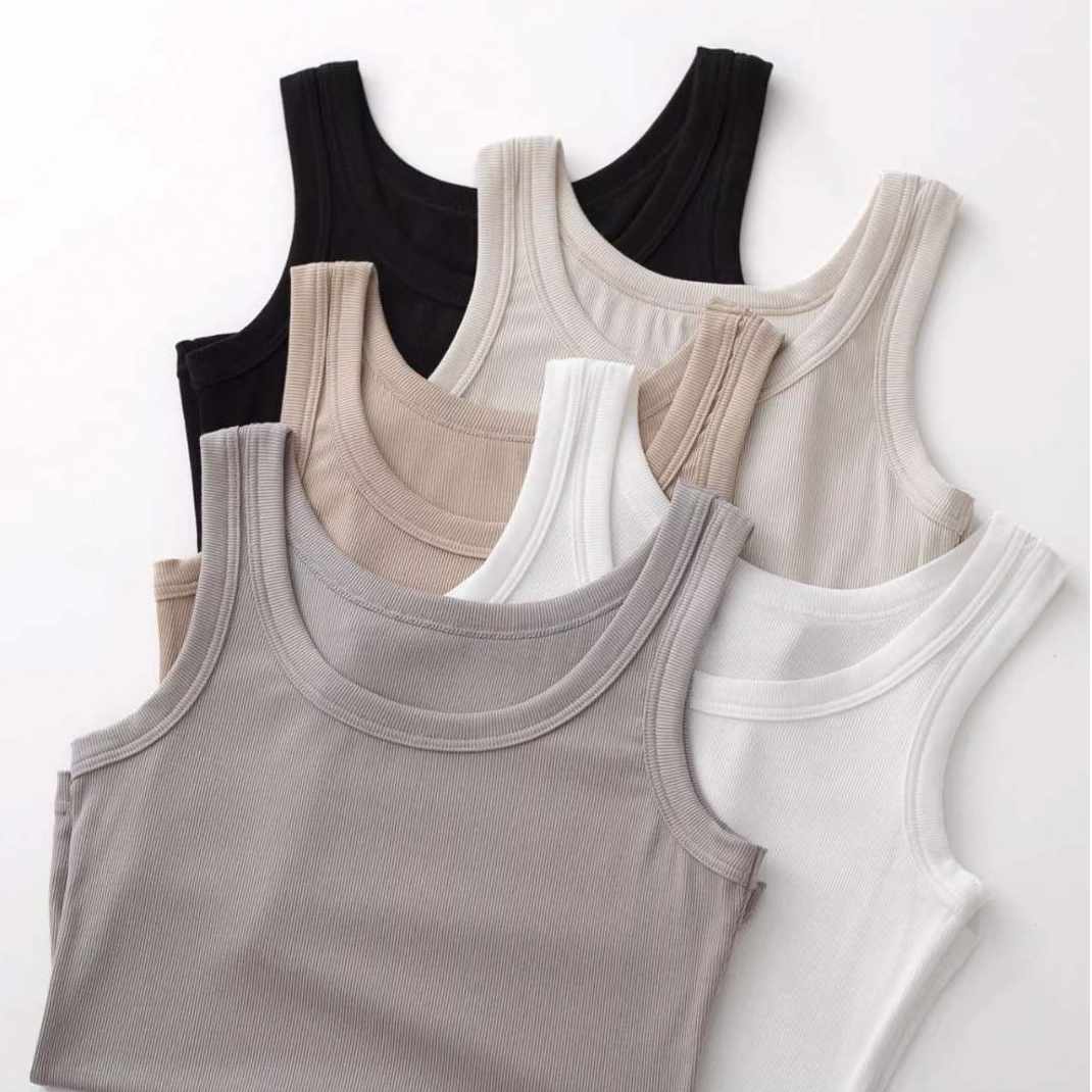 甲壳虫外贸简约背心