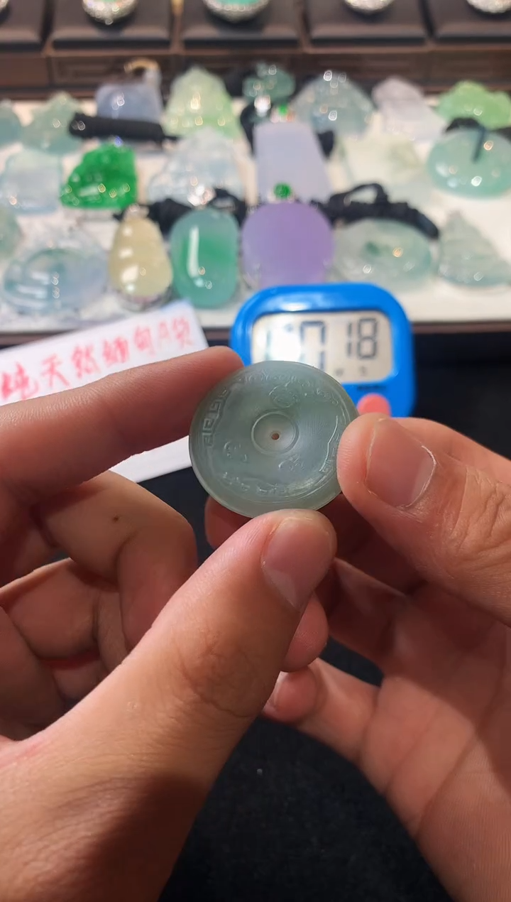 未镶嵌定制翡翠陌**阳 5002毛货不退不换