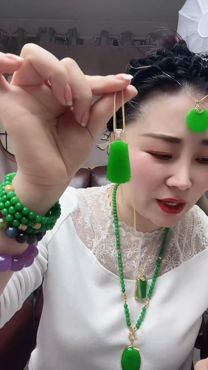 【闪购商品】翡翠颈饰14K金镶嵌26号