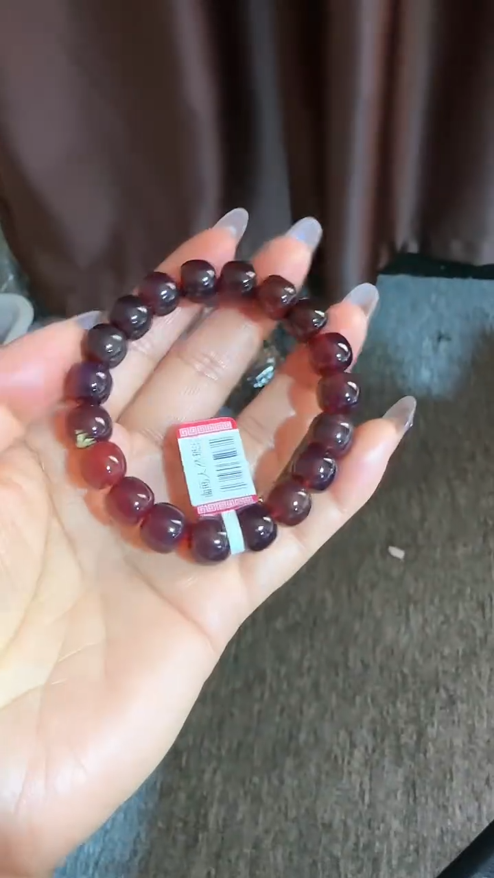 【闪购商品】琥珀手链未镶嵌规格11紫杉醇老型手串#82
