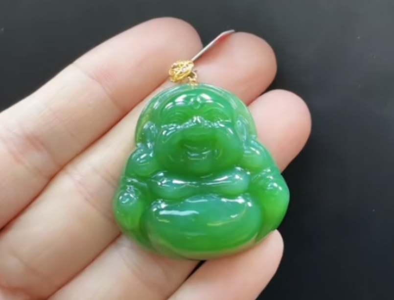 【壹世臻选】天然和田玉吊坠丨佛公 多样性发一