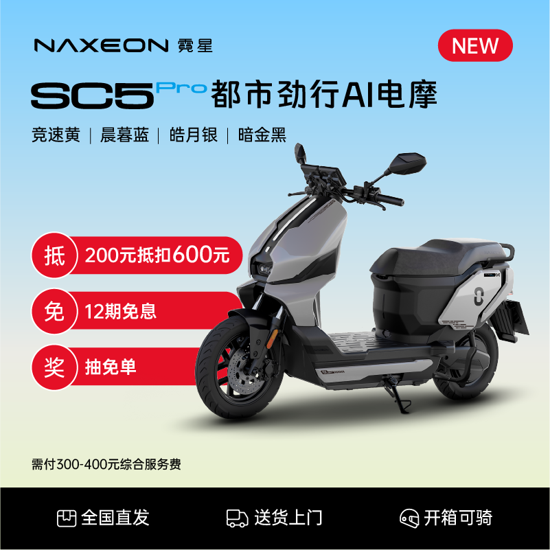 霓星SC5 PRO都市劲行AI电摩新品（铅酸电池）