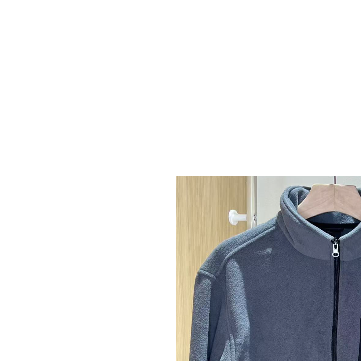 【俐心2】男士秋冬摇粒绒立领抓绒衣保暖外套 -N