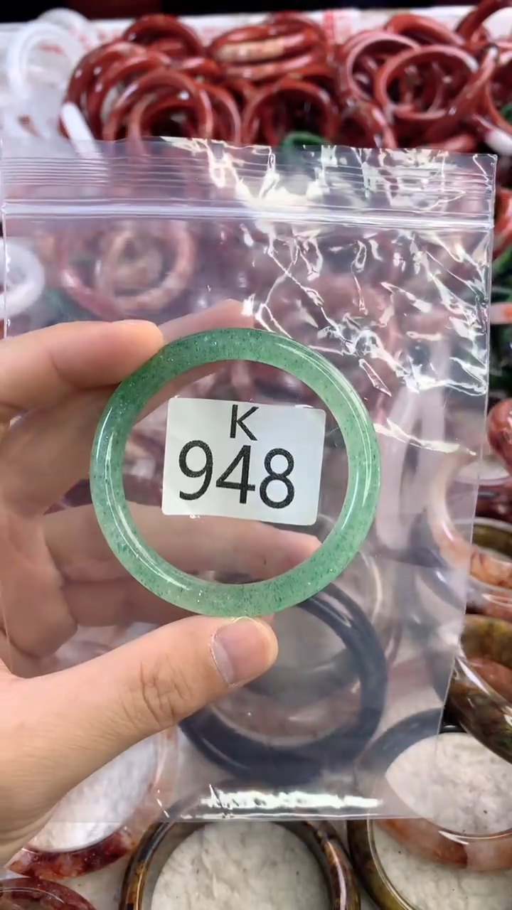 水晶手镯K未镶嵌水晶948-53