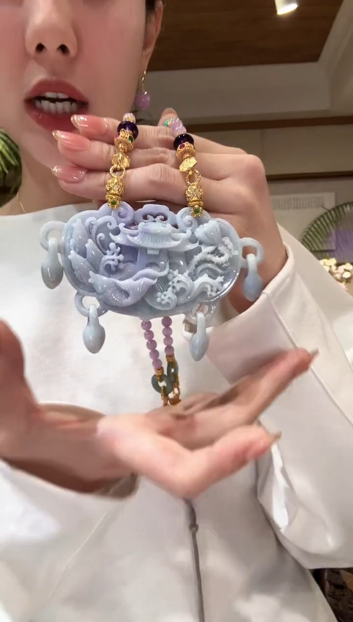 【闪购商品】翡翠颈饰未镶嵌国风