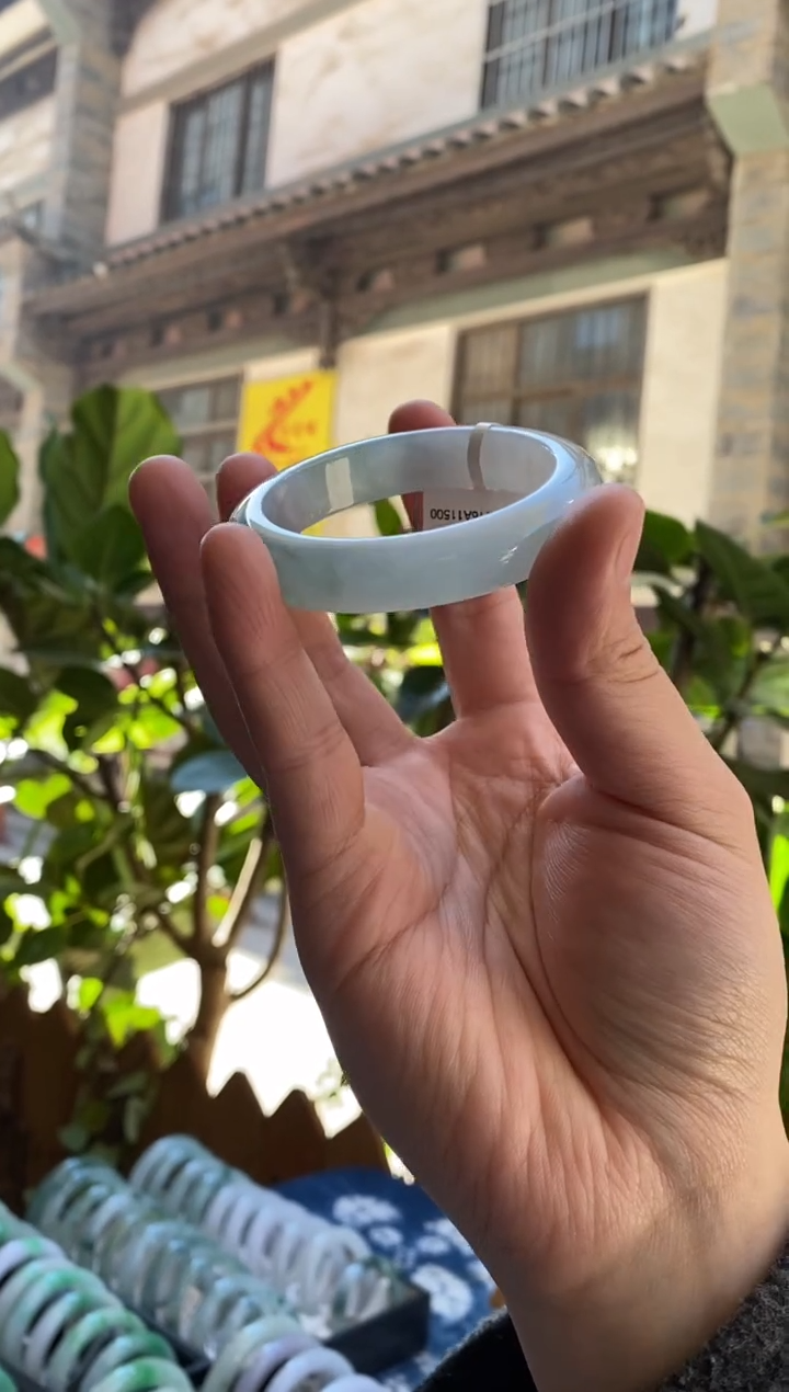 未镶嵌手镯翡翠53圈