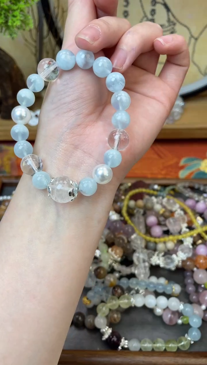 【闪购商品】海蓝宝石手链未镶嵌485
