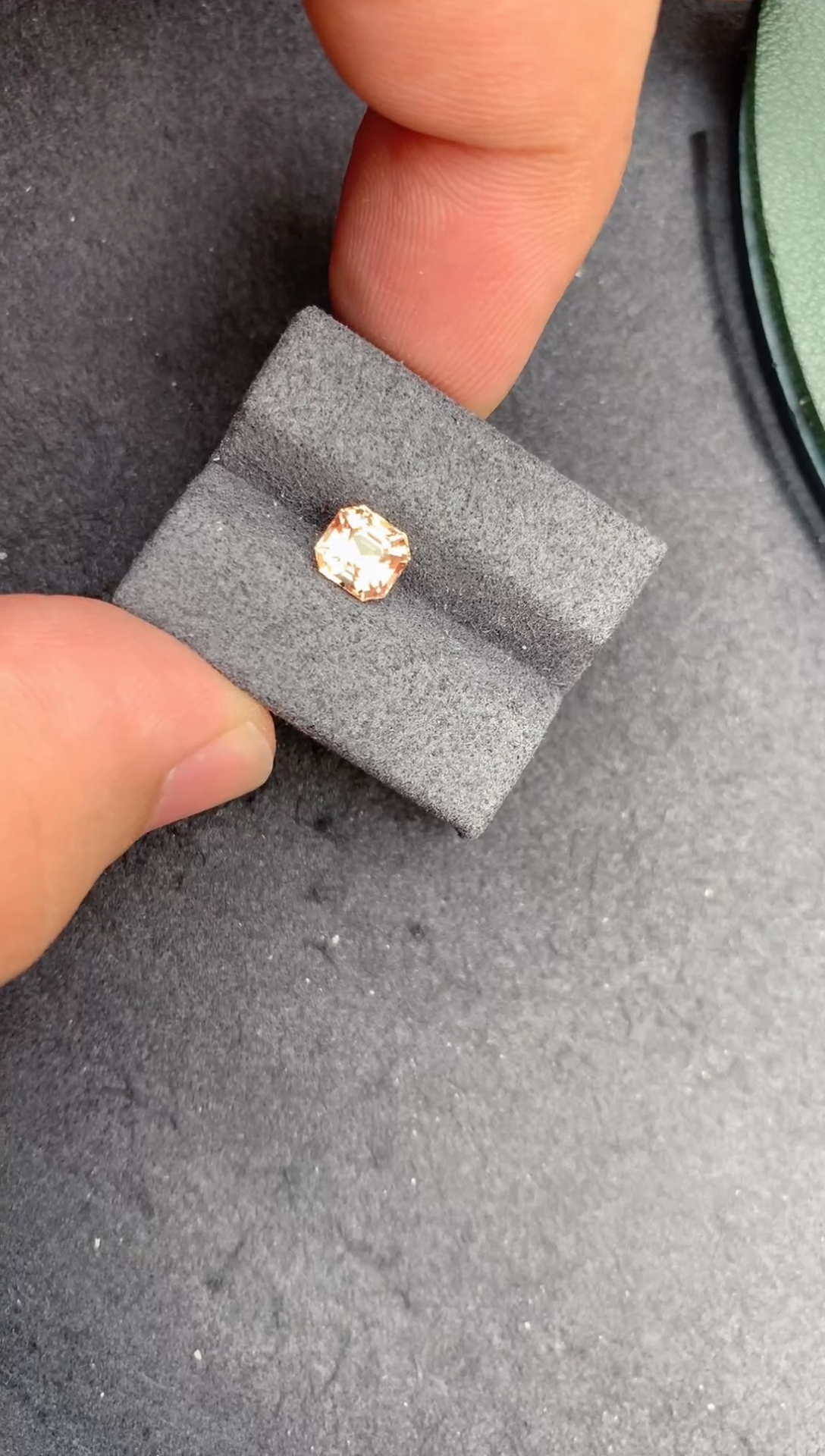 裸石彩色蓝宝石1.1ct帕帕拉恰