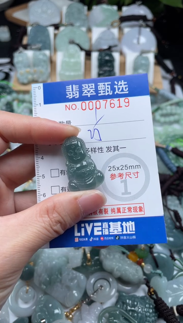 【闪购商品】翡翠未镶嵌颈饰00..7619
