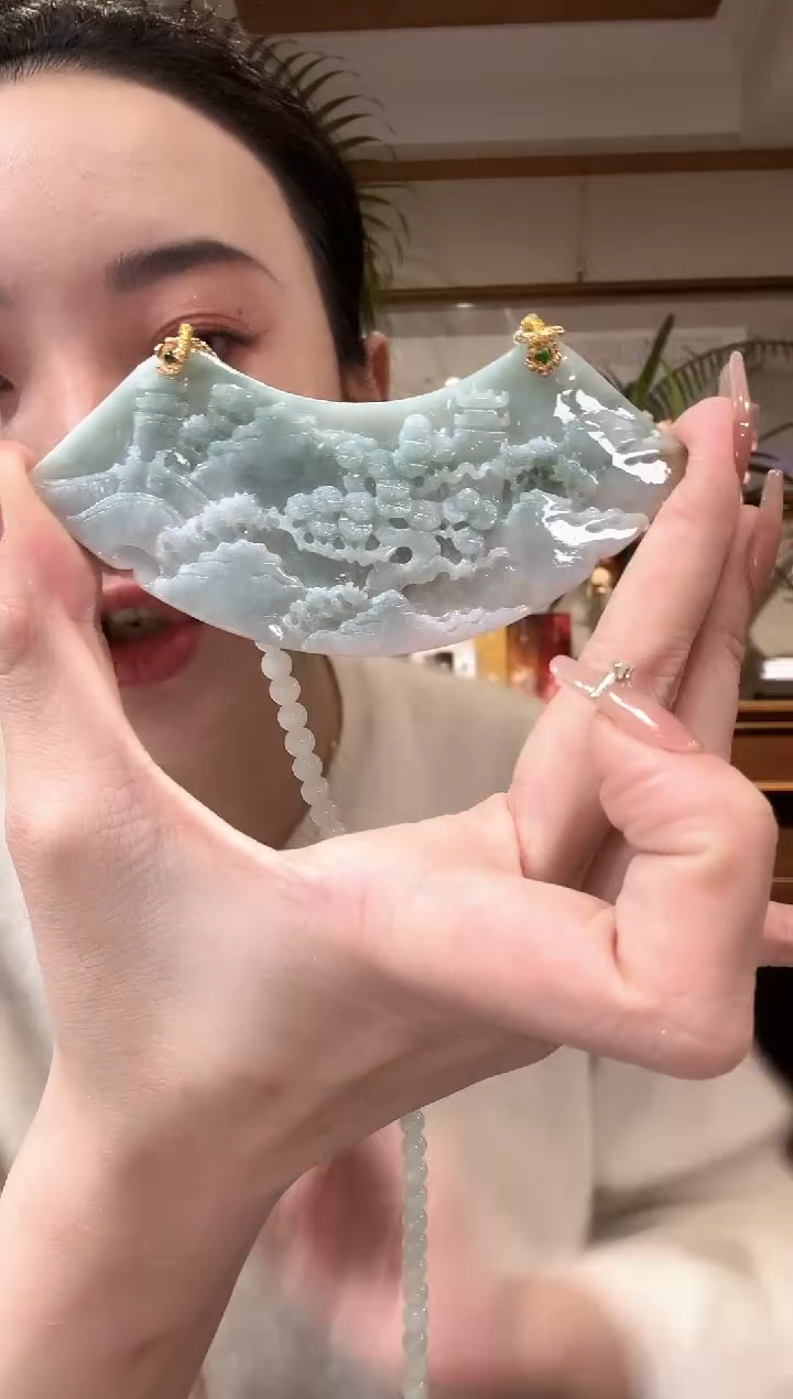 【闪购商品】翡翠颈饰未镶嵌国风