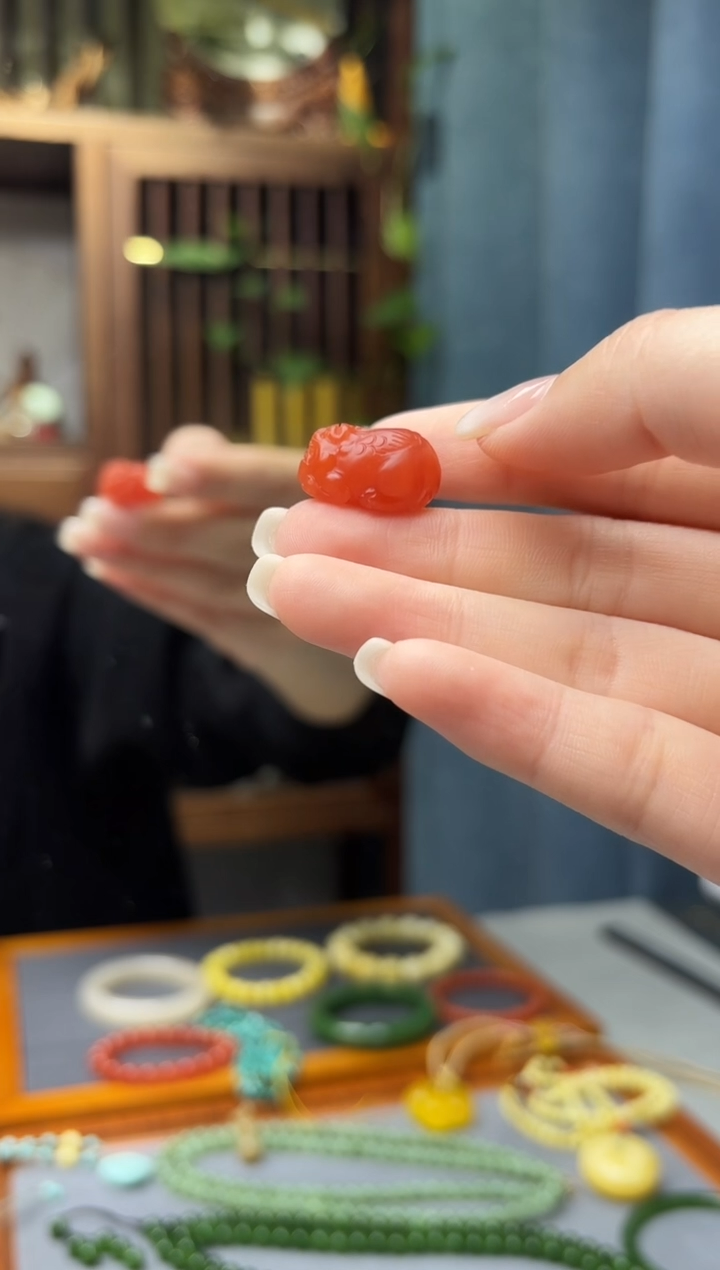 未镶嵌南红玛瑙挂件南红貔貅配饰JN