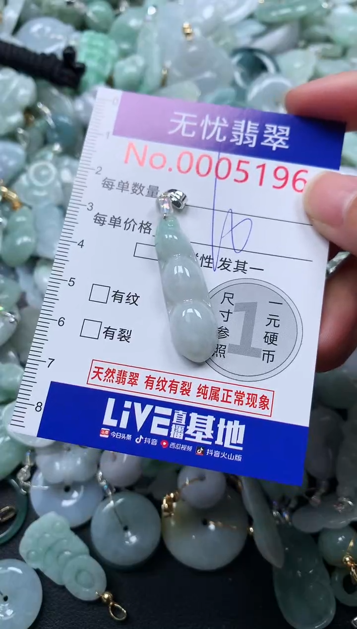 颈饰未镶嵌翡翠5196