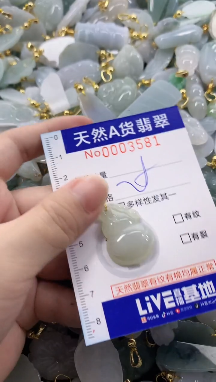 颈饰未镶嵌翡翠天然A货翡翠