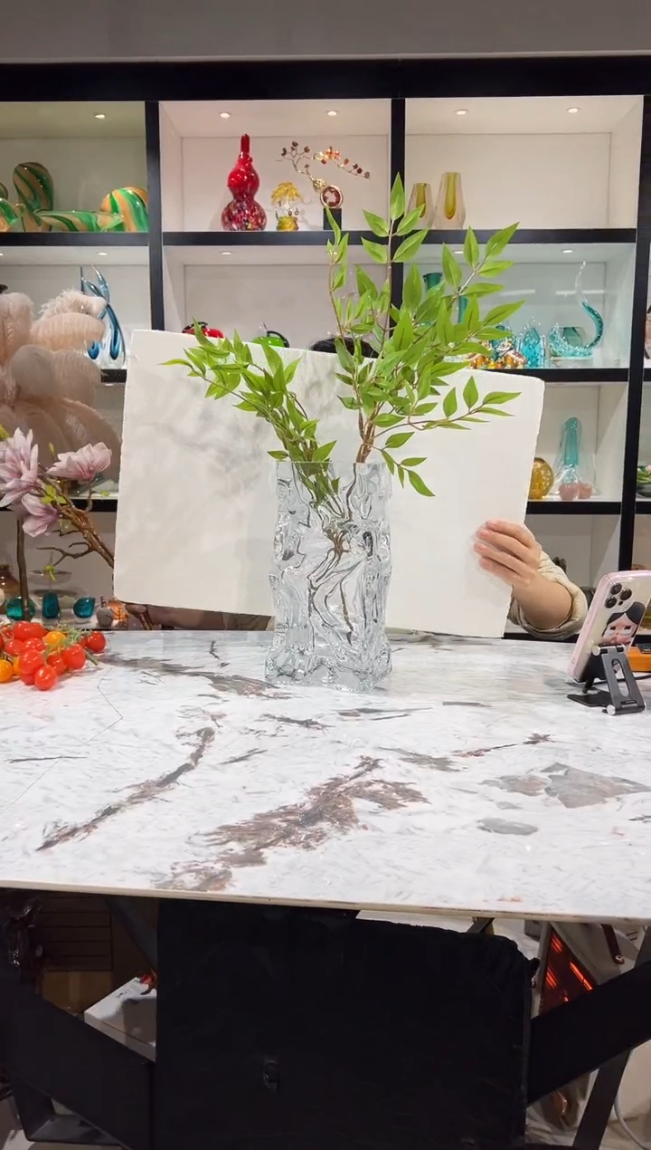 设计师款透明花瓶