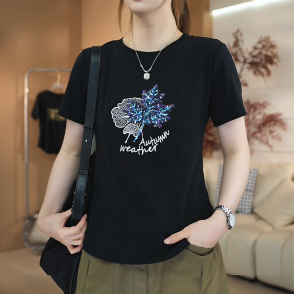 SHUOBAI/说白QC 308# 圆领领短袖T恤