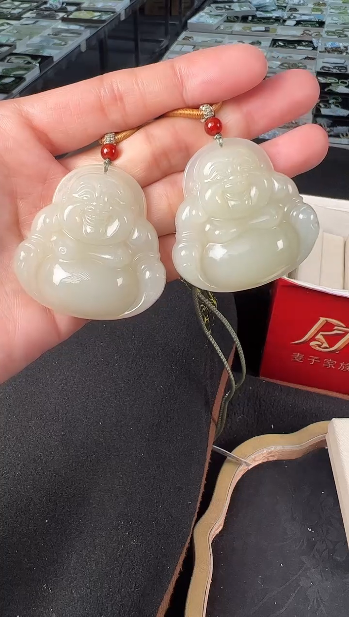 吊坠(不含链)未镶嵌和田玉多样性发1