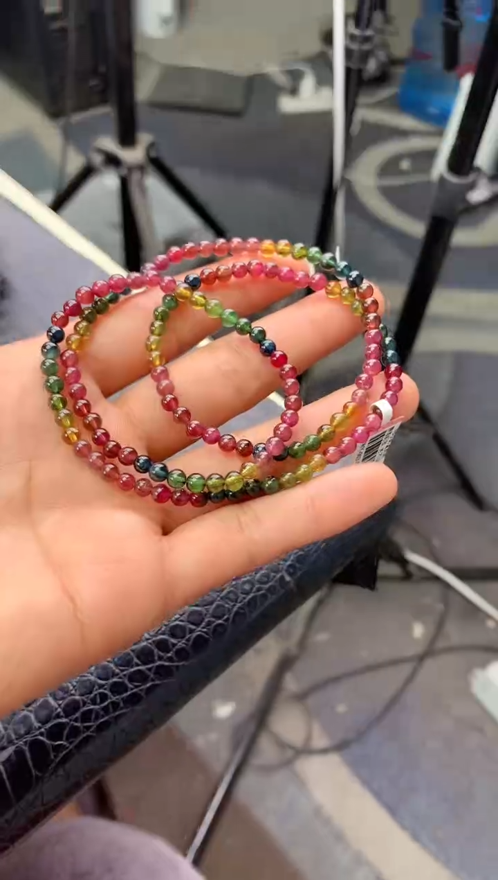 未镶嵌手串碧玺多样性发一条