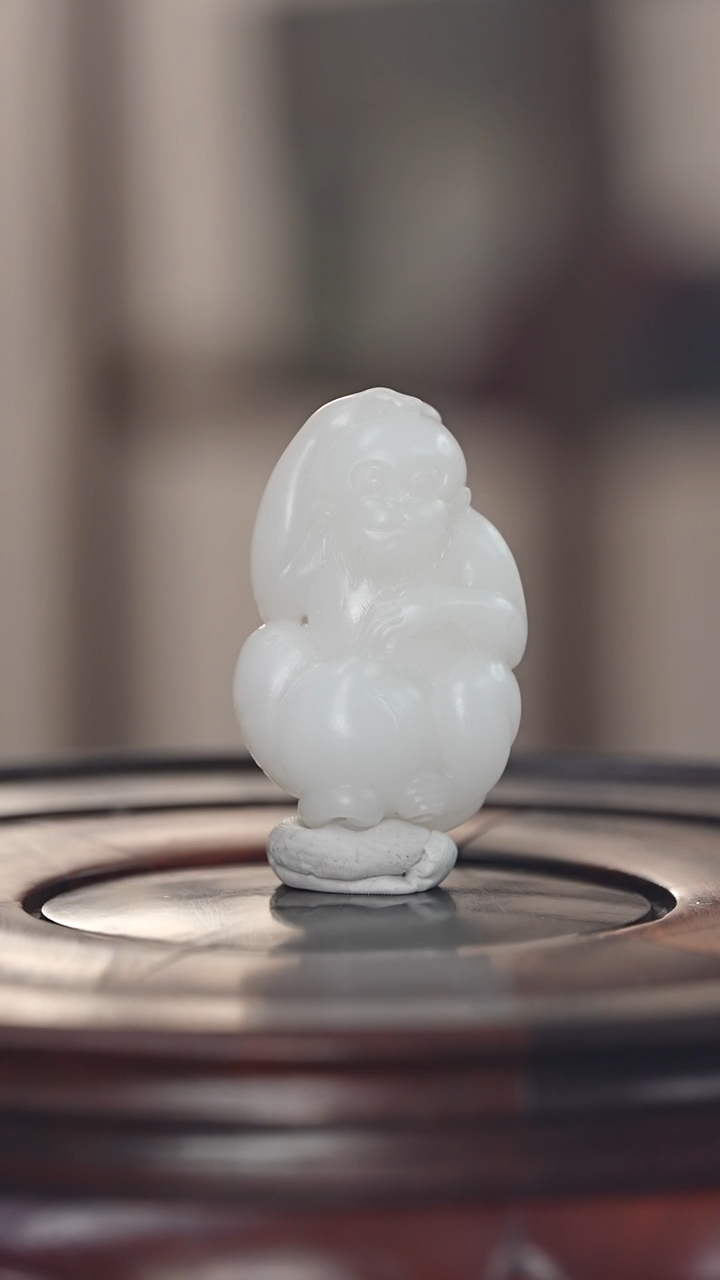 【闪购商品】和田玉挂件未镶嵌猴子