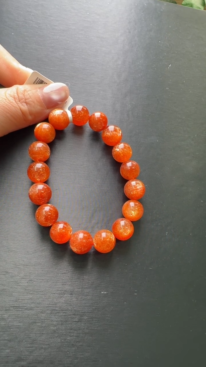 【闪购商品】日光石手串未镶嵌金太阳手串12m+ X26805